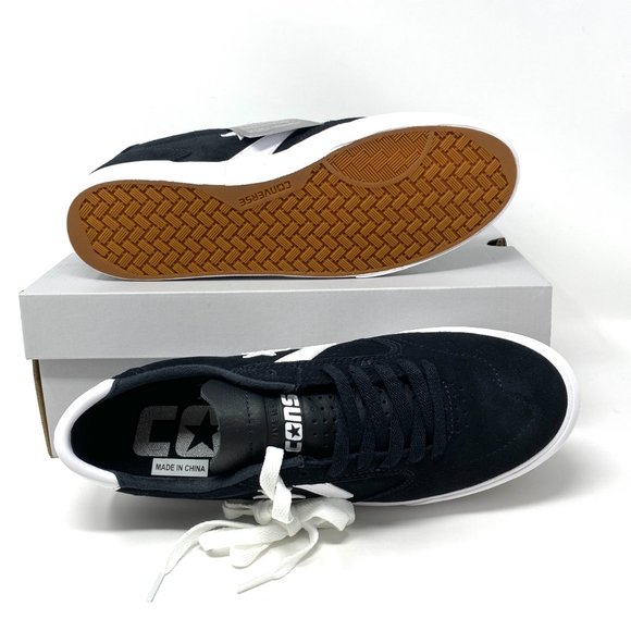 💖MEGA SALE💖Converse Checkpoint Pro Black Suede Low Sneakers Men's 165265C - Picture 2 of 11